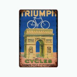 plaque triumph vintage