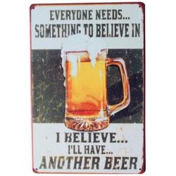 plaque vintage alcool