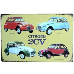 plaque vintage citroen