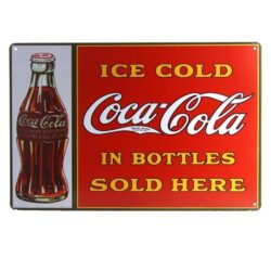 plaque vintage coca cola