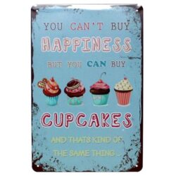 plaque vintage cupcakes