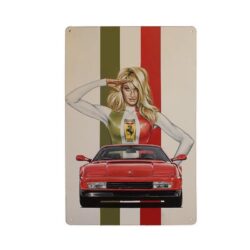 Plaque Vintage Ferrari