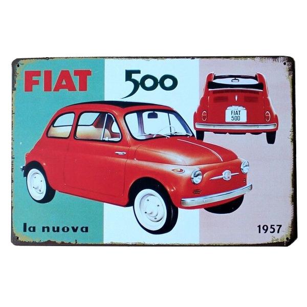 plaque-vintage-fiat plaque vintage fiat