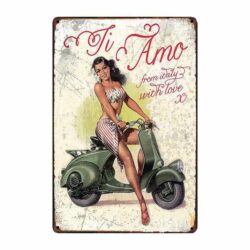 plaque vintage italie