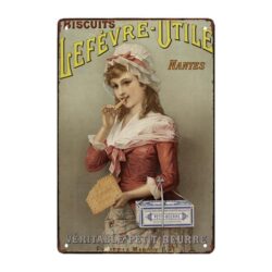 plaque vintage lu