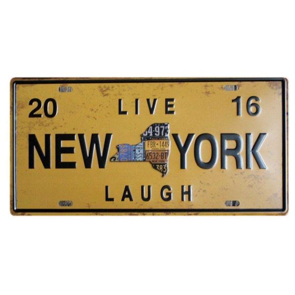 plaque-vintage-new-york plaque vintage New-York