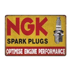 plaque vintage ngk