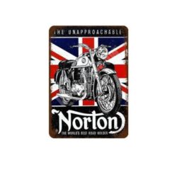 plaque vintage norton