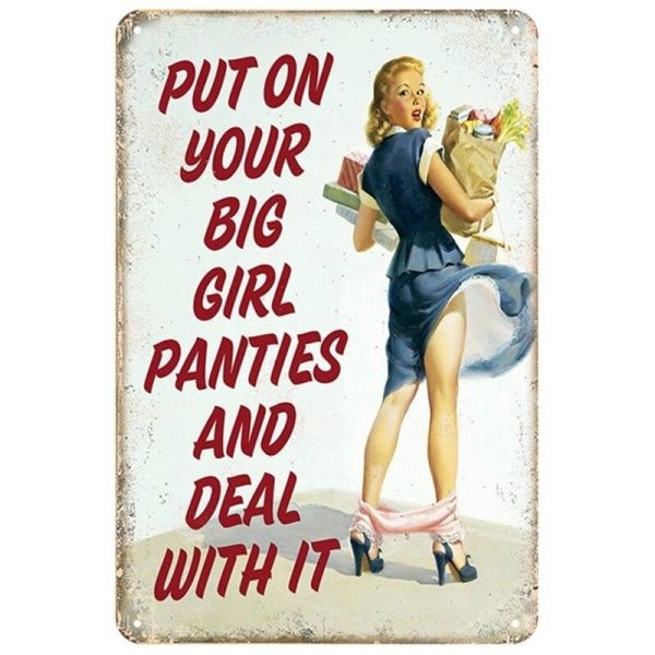 plaque-vintage-pin-up plaque vintage pin up