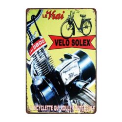 plaque vintage solex
