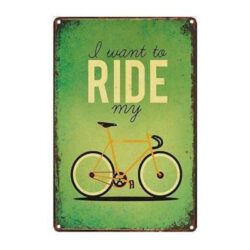 plaque vintage vélo