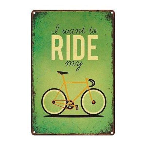 plaque-vintage-velo plaque vintage vélo