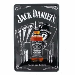 plaque métal jack daniels