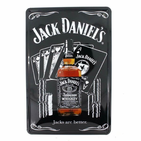 plaquemetaljackdaniels plaque métal jack daniels