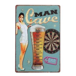 plaques émaillée bière