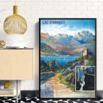 poster lac d'annecy