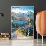 poster lac d'annecy