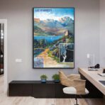 poster lac d'annecy