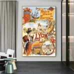 poster lyon vintage