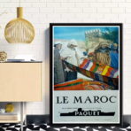 poster maroc vintage