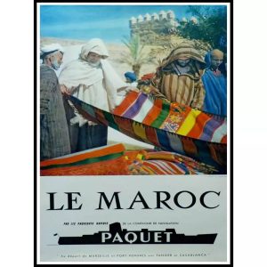 poster maroc vintage