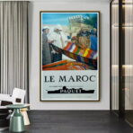 poster maroc vintage