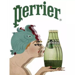 poster perrier vintage