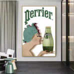 poster perrier vintage
