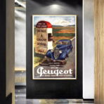 poster peugeot vintage