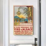 poster vintage alsace