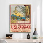poster vintage alsace