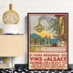 poster vintage alsace
