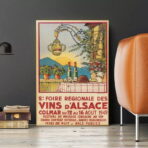 poster vintage alsace