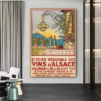 poster vintage alsace