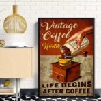poster vintage cafe