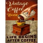 poster vintage cafe
