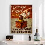 poster vintage cafe