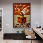 poster vintage cafe