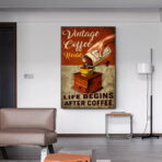 poster vintage cafe