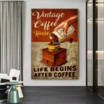 poster vintage cafe