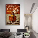 poster vintage cafe