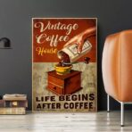poster vintage cafe