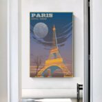poster vintage eiffel