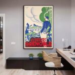 poster vintage grenoble