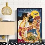 poster vintage hawaii