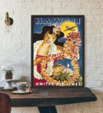 poster vintage hawaii