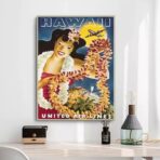poster vintage hawaii