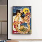 poster vintage hawaii