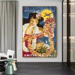 poster vintage hawaii