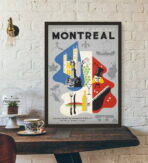 poster vintage montréal